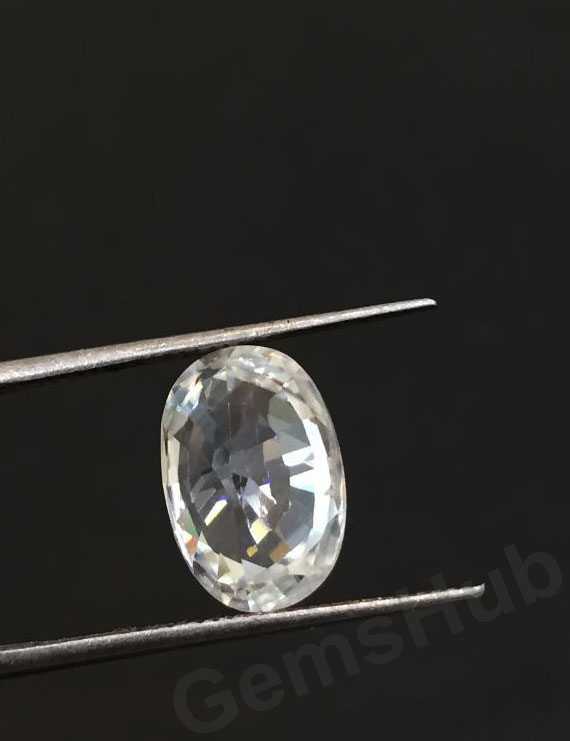 4.89 ct Natural White Zircon